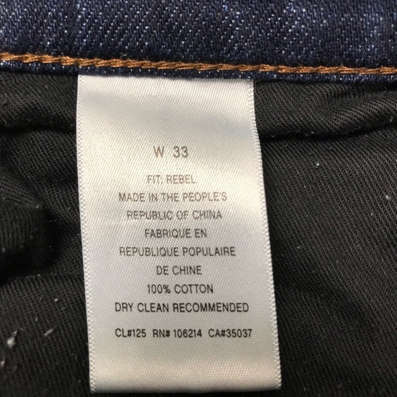 Joe’s Jeans Blue Rebel Fit Denim - Picture 4 of 4